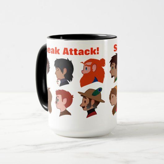 Cute SA! Gegoten Mok (Voorkant links)