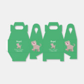 Cute Saber Toothed Tiger Smilodon cartoon Bedankdoosjes (Uitgevouwen)