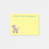 Cute Saber Toothed Tiger Smilodon cartoon Post-it® Notes (Voorkant)