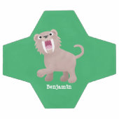 Cute Saber Toothed Tiger Smilodon cartoon Voetbal (Enkel)