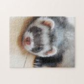 Cute Sable Ferret Legpuzzel (Horizontaal)