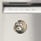 Cute Sable Ferret Magneet (Insitu (Vaatwasser))