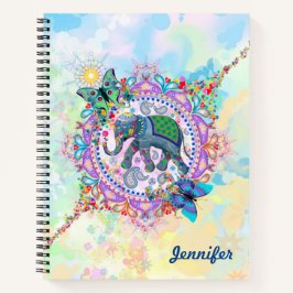 Cute Sacred Elephant Notitieboek