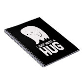 Cute Sad Ghost wil alleen een Hug Notitieboek (Rechterzijde)
