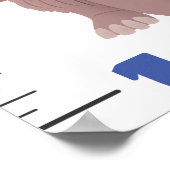 Cute safari Animal cartoon poster (Hoek)