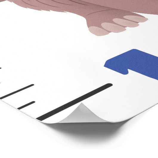 Cute safari Animal cartoon poster (Hoek)