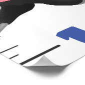 Cute safari Animal cartoon Poster (Hoek)