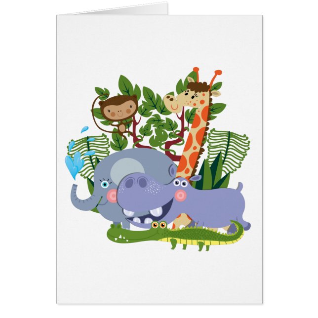 Cute Safari Animals (Voorkant)