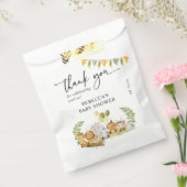 Cute Safari Animals Baby shower Brunch Party Bedankzakje (Gezegeld)