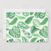 Cute Safari Animals Baby shower Invitation (Achterkant)