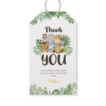 Cute Safari Animals Birthday Baby shower Hartelijk