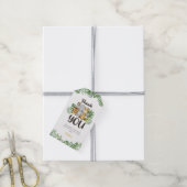 Cute Safari Animals Birthday Baby shower Hartelijk Cadeaulabel (Met Touw)