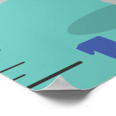 Cute safari animals cartoon growth chart poster (Hoek)