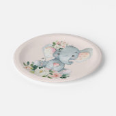 Cute Safari Animals First Birthday  Decor Papieren Bordje (Gekanteld)