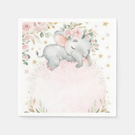 Cute Safari Animals First Birthday  Decor Servet