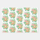 Cute Safari Animals Inpakpapier Vel (Voorkant 3)