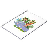 Cute Safari Animals Notitieboek (Linkerzijde)