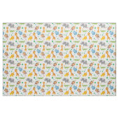 Cute Safari Animals Nursery Fabric Stof (Yard (91,4 cm))