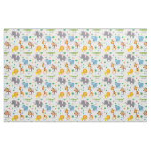 Cute Safari Animals Nursery Fabric Stof (Yard (91,4 cm))