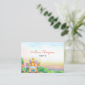 Cute Safari Animals Wild One Table Card Plaatskaartje (Staand voorkant)
