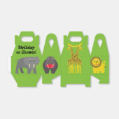 Cute safari bedankdoosjes (Uitgevouwen)