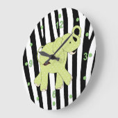 Cute Safari Elephant Wall Clock Grote Klok (Hoek)