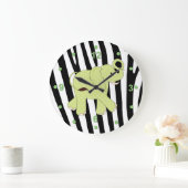 Cute Safari Elephant Wall Clock Grote Klok (Huis)