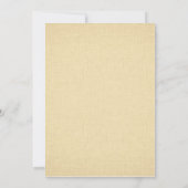 Cute Safari First Birthday Invitation Kaart (Achterkant)