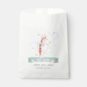 Cute Safari Giraffe Star Cloud Ballon Baby shower Bedankzakje (Voorkant)