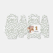 Cute safari giraffe wild animal kinder accent pill bedankdoosjes (Uitgevouwen)