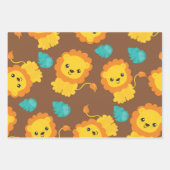 Cute Safari Inpakpapier Vel (Voorkant 3)