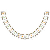 Cute Safari Jungle Animals Birthday bunting banner (Alle)