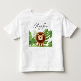 Cute Safari Lion Birthday Kinder Shirts