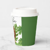 Cute Safari Lion Birthday Papieren Bekers (Links)