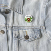 Cute Safari Lion Birthday Ronde Button 3,2 Cm (In situ)