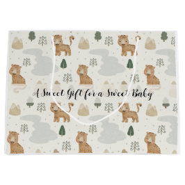 Cute Safari Luipaard Patroon Baby Shower Cadeautas