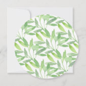 Cute Safari Oerwoud Animals Boys Baby shower Kaart (Achterkant)