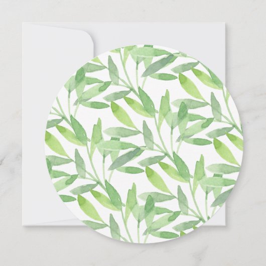 Cute Safari Oerwoud Animals Boys Baby shower Kaart (Achterkant)