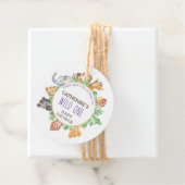 Cute Safari Oerwoud Boys Baby shower Bedankjes Labels (In situ)