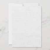 Cute Safari Oerwoud Giraffe Baby shower Kaart (Achterkant)