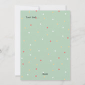 Cute Safari op het oerwoud Griekenland 1 oktober 2 Feestdagenkaart (Achterkant)