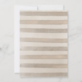 Cute Safari Parade Baby shower Kaart (Achterkant)