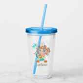 Cute Sagittarius Kind Acryl Drinkbeker (Achterkant)