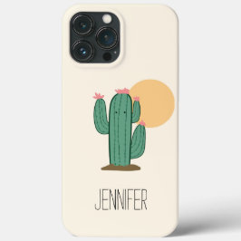 Cute Saguaro Cactus Thema Telefoonhoes Case-Mate iPhone Case