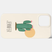 Cute Saguaro Cactus Thema Telefoonhoes Case-Mate iPhone Case (Achterkant (horizontaal))