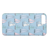 Cute Sailboat Pattern 1 Case-Mate iPhone Case (Achterkant (Horizontaal))