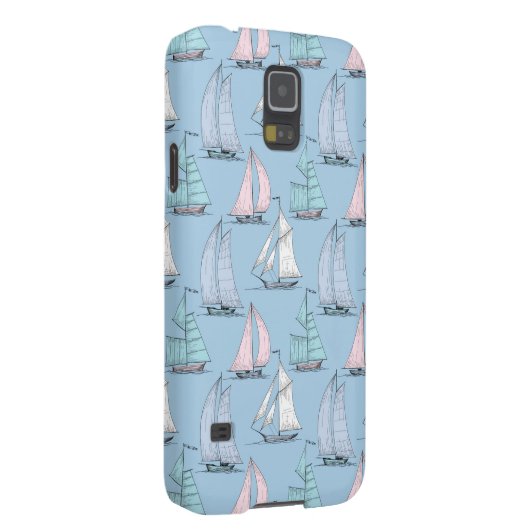 Cute Sailboat Pattern 1 Case-Mate Samsung Galaxy Hoesje (Back/Rechts)