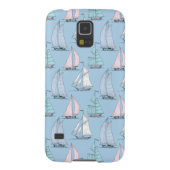 Cute Sailboat Pattern 1 Case-Mate Samsung Galaxy Hoesje (Achterkant)