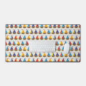 Cute Sailboat Pattern 2 Bureaumat (Keyboard & Muis)