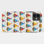Cute Sailboat Pattern 2 Case-Mate iPhone Case (Achterkant (horizontaal))